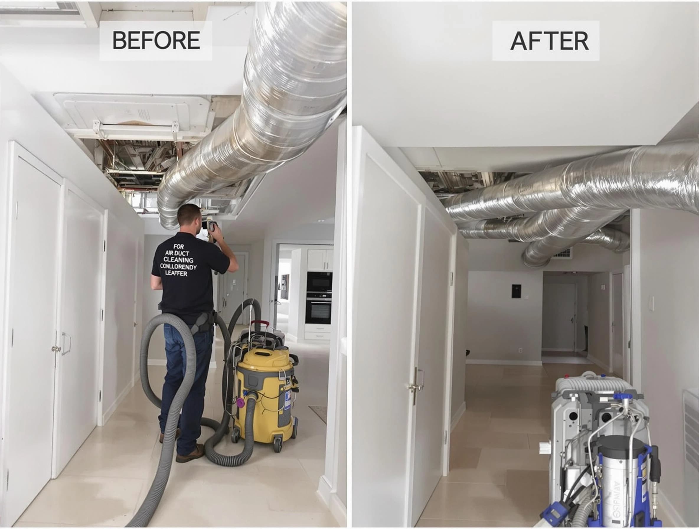 Forest Hills Air Duct Cleaning professional performing thorough air duct cleaning in Forest Hills