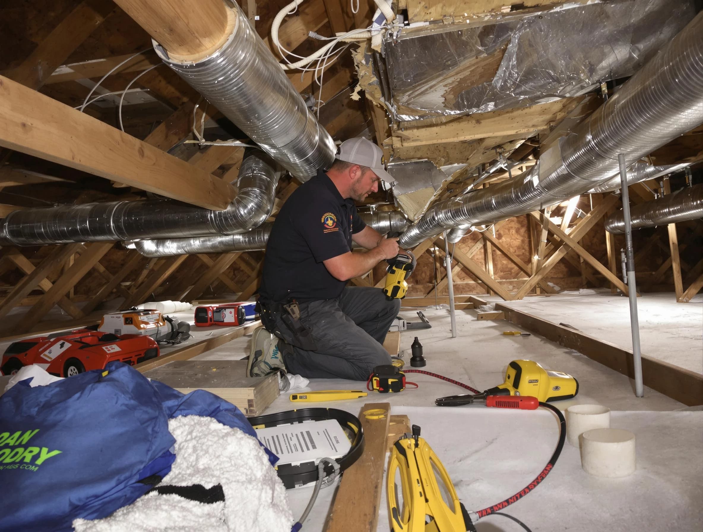 Professional air duct repair by Forest Hills Air Duct Cleaning in Forest Hills