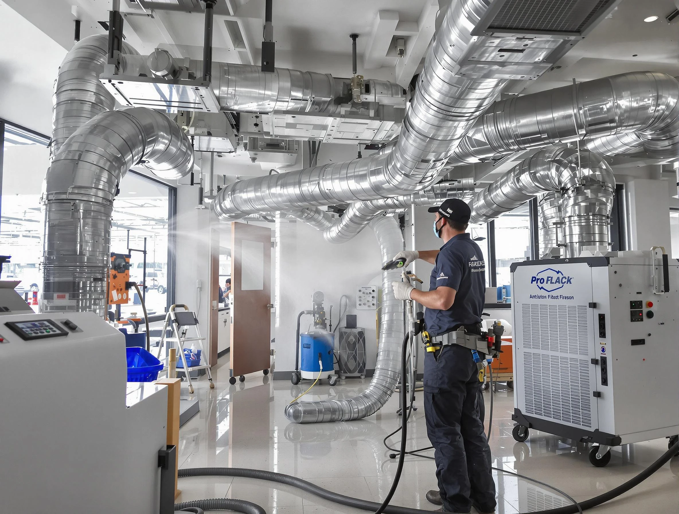 Negative Pressure Air Duct Cleaning in Forest Hills