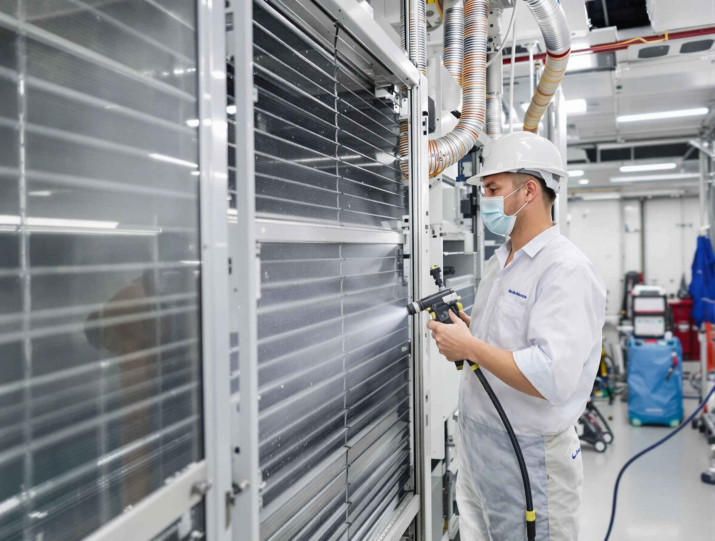 Professional AC coil cleaning by Forest Hills Air Duct Cleaning in Forest Hills