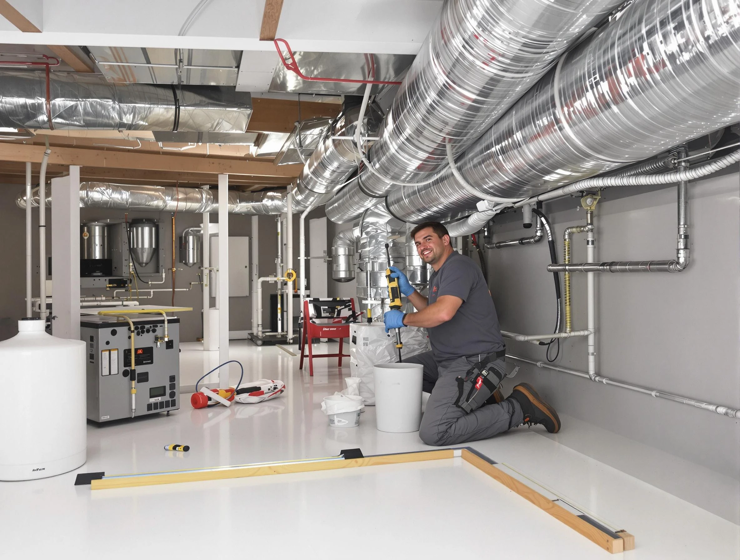 Professional duct sealing service by Forest Hills Air Duct Cleaning in Forest Hills