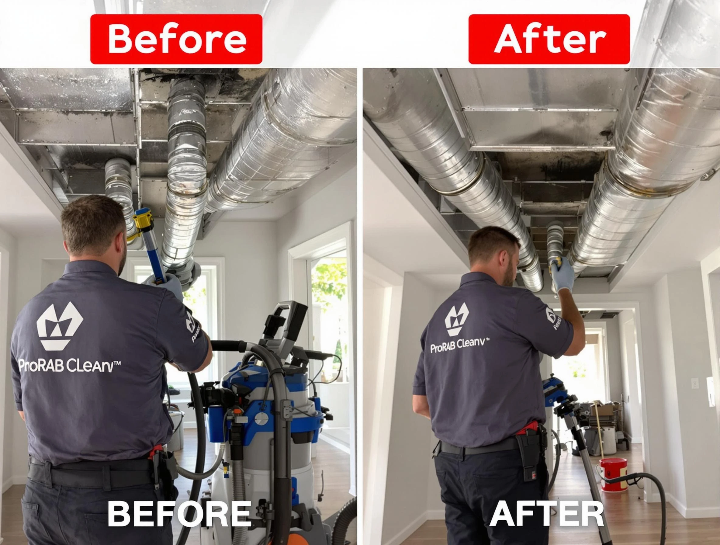 Forest Hills Air Duct Cleaning expert performing thorough residential duct cleaning in a Forest Hills home